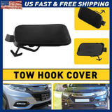 Front Tow Eye Hook Cover Cap Black For Honda 71104-T7M-H00 2019-2021 HR-V