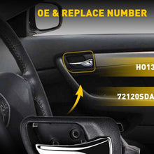 Load image into Gallery viewer, 1-10 Left Black Front Exterior Door Pull Handle Bar For 2006-2011 Hyundai Accent