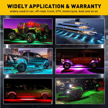 Load image into Gallery viewer, 6PCS Dream RGB Color Underglow LED Light Neon Kit Bluetooth Strip For Car Truck