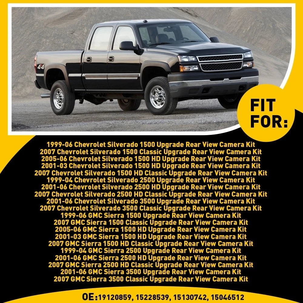 1X Tailgate Bezel Handle Camera Backup For Silverado Chevy 99-06 GMC Sierra 1500