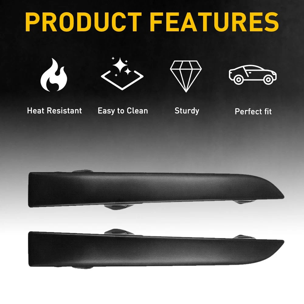 FOR 2001-04 TOYOTA TACOMA BUMPER Pair GRILLE FRONT TRIM HEADLIGHT PANELS FILLER