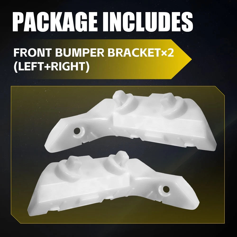 2Pc Front Bumper Bracket Support Retainer for Infiniti 2014-2015 2008-13 Q60 G37
