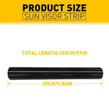 Load image into Gallery viewer, Car Window Sun Visor Strip Tint Film Windshield Front UV Shade DIY Decal Banner