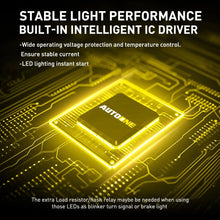 Load image into Gallery viewer, Pair 1156 Amber LED Turn Tail Signal Light Bulb Error Free SMD Silver BRS Bright