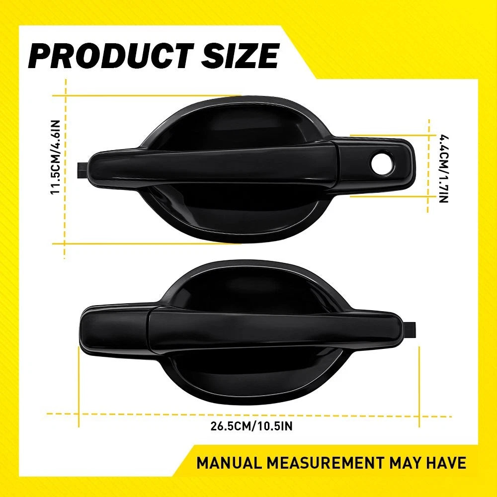 For 2004-2011 Mitsubishi Endeavor Exterior Door Handle Armrest Left Right Black
