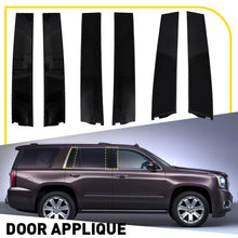 Load image into Gallery viewer, Door Molding Window Trim Glossy Black For Chevy Tahoe GMC Yukon Suburban 2015-18