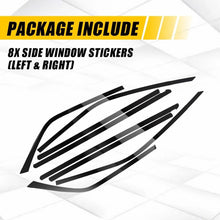 Load image into Gallery viewer, 8Pcs Outside Door Window Panel Cover Trim Vinyl Black for 2011-2023 Chrysler 300