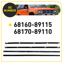 Load image into Gallery viewer, Fit 1984-1989 Toyota 4Runner Replacement Door Window Weatherstrip Seal Trim 4-40