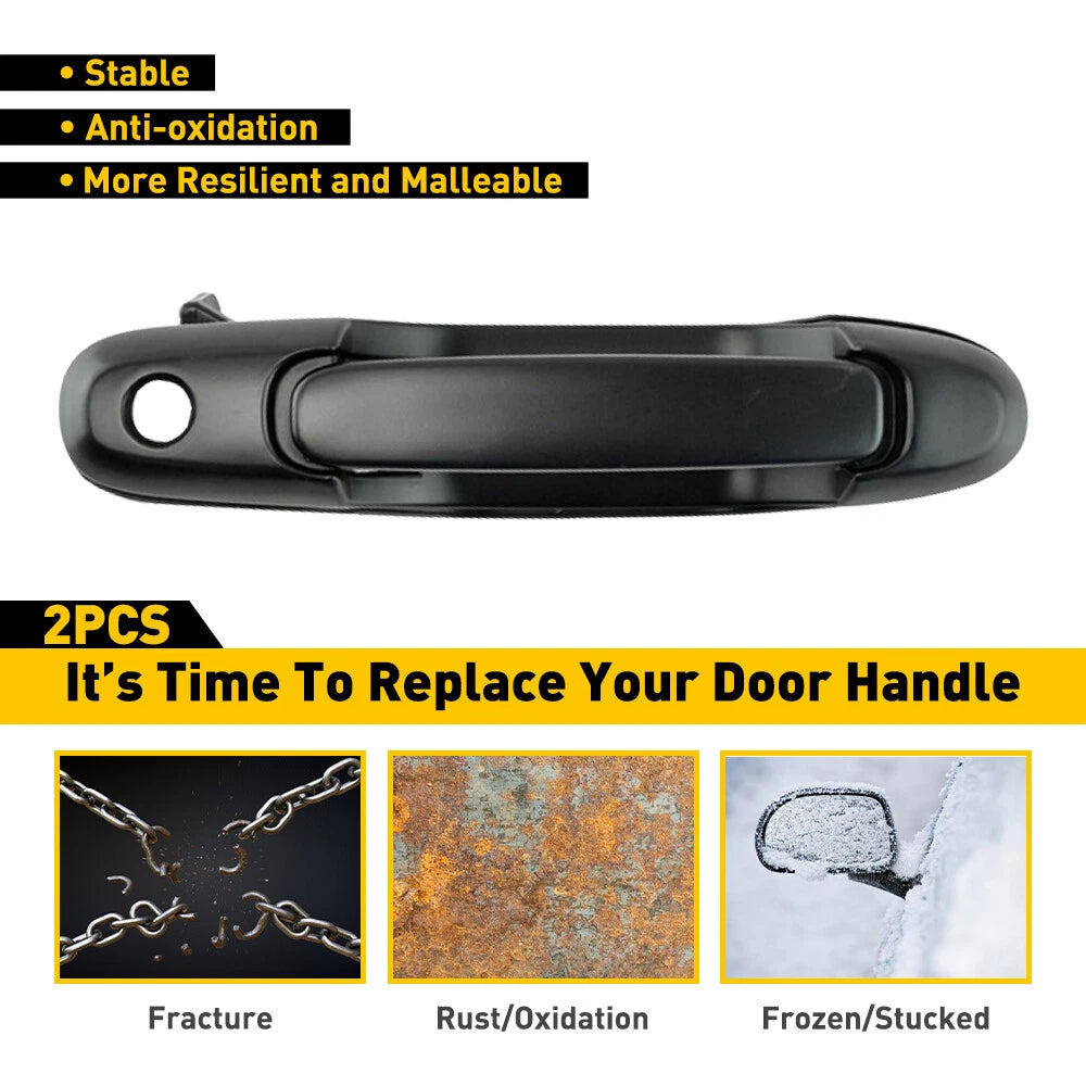 Front Left Right Outside Door Handle Fit Toyota Sienna 98-03 Driver & Passenger