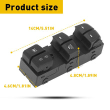 Load image into Gallery viewer, Black Left Master Driver Door Power Window Switch for Hyundai Elantra 2011-2016