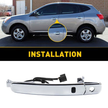 Load image into Gallery viewer, Front Drive Left Side Chrome Exterior Door Handle 1-10X Fit Nissan 2010-13 Rogue