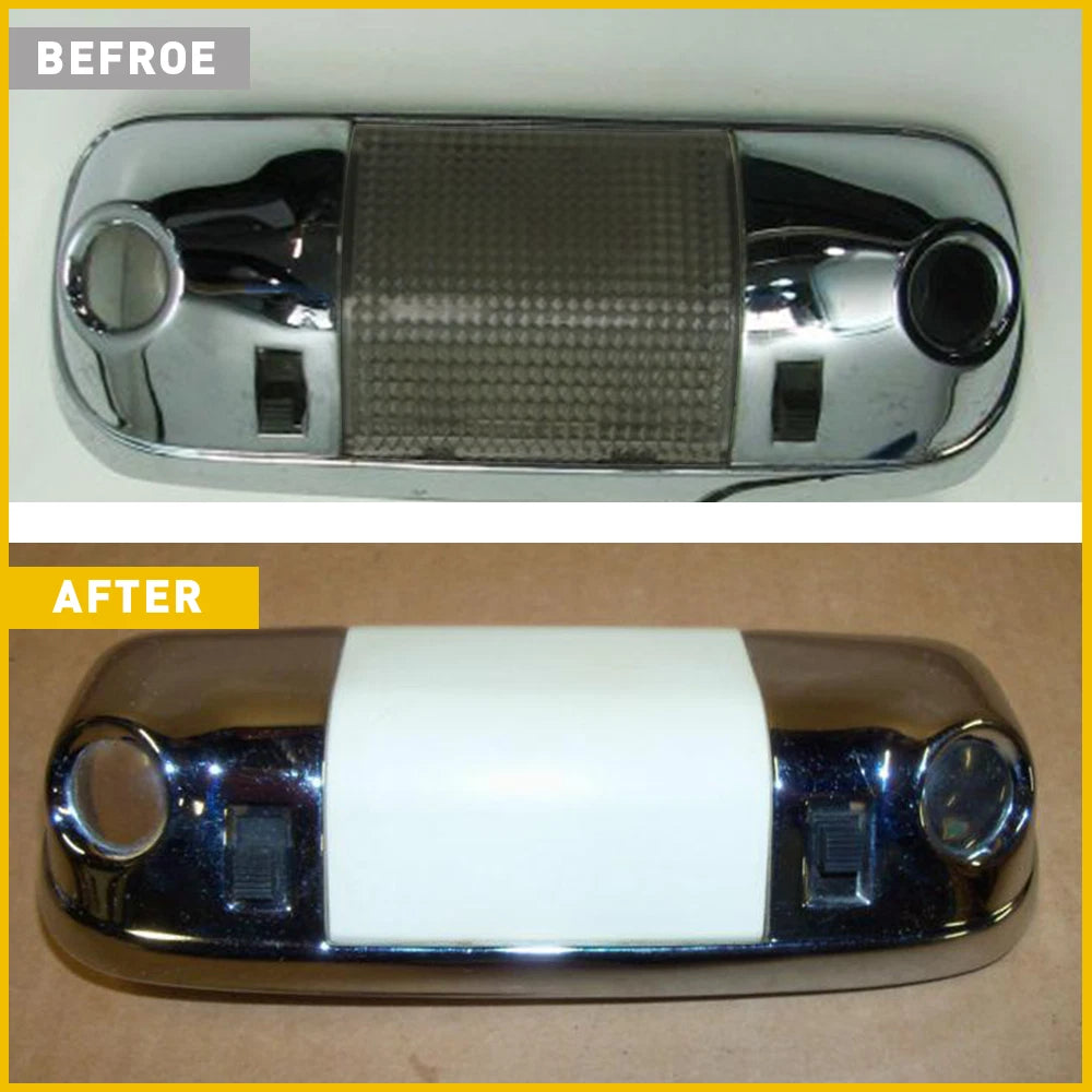 or F150 Bronco Fit Ford Overhead 80-96 250 Ceiling Light Dome Bulb White Cover