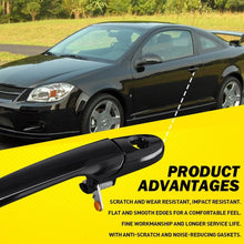 Load image into Gallery viewer, Front Left&amp;Right 2PCS Door Handle Exterior Black Fit 2007-2013 Chevrolet Impala