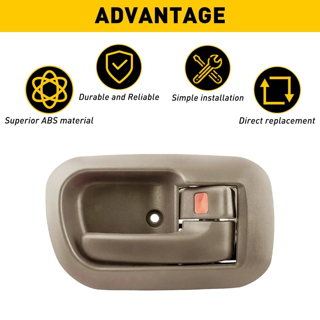 Door Handle Beige Inside Interior RH Front Right 91298 Side Fit 98-03 Sienna