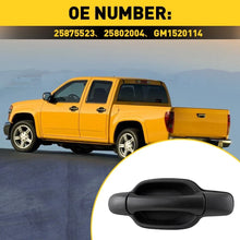 Load image into Gallery viewer, Black Exterior Door For 2004-2012 Chevrolet Canyon Handle Rear Left