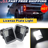 LED White LED License Plate Light For Ford F250 2017-2022 F350 F450 Super Duty