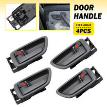 Load image into Gallery viewer, 4x Gray Inner Door Handle + Bezel Fit 2004-2006 Toyota Tundra Pickup Crew Cab
