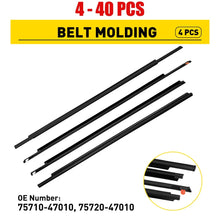 Load image into Gallery viewer, 4-40 Door Weather Strip Window Seal Rubber Left Right for 2004-2009 Toyota Prius
