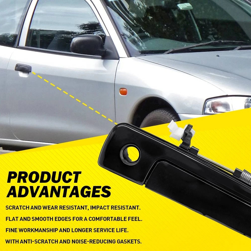 4-40 Front Rear Left Right Exterior Door Handles for Mitsubishi Mirage 1997-2002