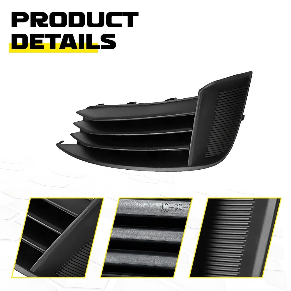 Front Left Right Bumper Fog Light Cover Grille Bezel for Audi A3 S3 2013-2017