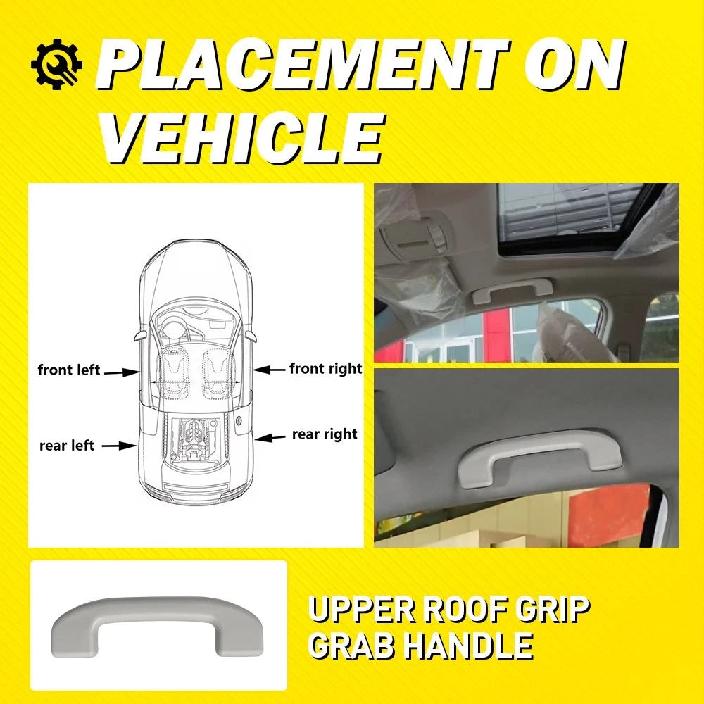 For Nissan Sentra 2013-2019 1-10PCS Gray Upper Roof Grab Handle Grip Left/Right