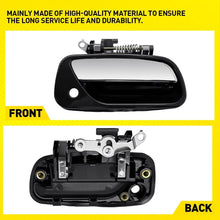 Load image into Gallery viewer, Front Exterior Right Side Door Handle 1-10PCS Black+Chrome for 93-98 Toyota T100