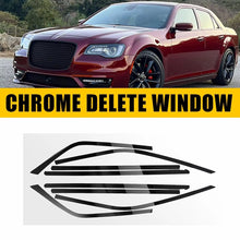 Load image into Gallery viewer, 8Pcs Outside Door Window Panel Cover Trim Vinyl Black for 2011-2023 Chrysler 300