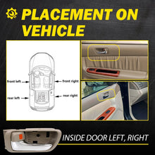 Load image into Gallery viewer, 1/2/4PCS Beige Interior Door Chrome Handle for Toyota Camry 2002-2006 Left Right