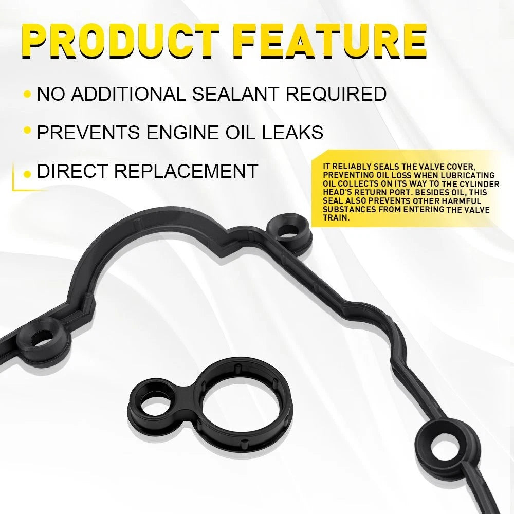 1Set VS50914 Valve Cover Gasket Kit Assy for Chrysler 200 2.4L 2015 2016 2017