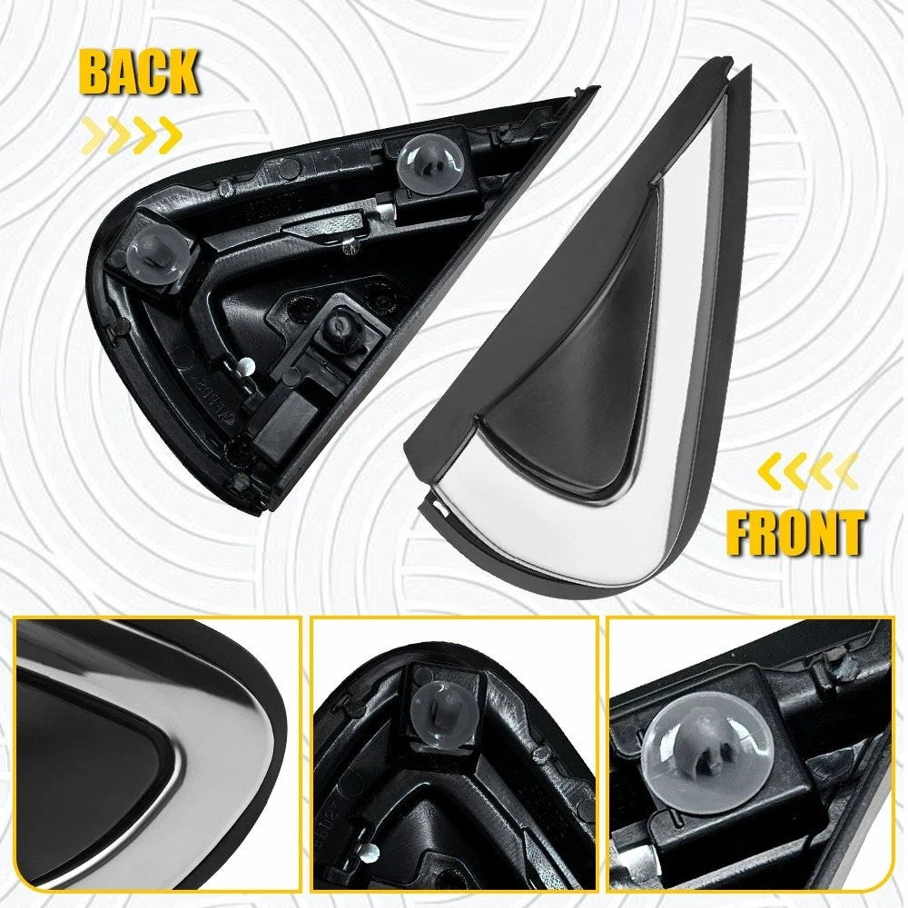 For Honda CR-V CRV 2017-2022 Left Right Side Mirror Corner Triangle Cover Trim