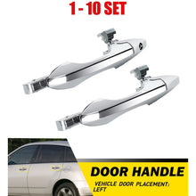 Load image into Gallery viewer, Chrome ABS 2-20X Door Handle Outer Front+Rear for 2007-2013 Acura MDX Base Left