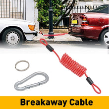 Load image into Gallery viewer, Fastway 80-01-2160 Retailed 6' Universal ZIP Coiled Breakaway Cable w/ Snap Ring