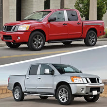 Load image into Gallery viewer, Chrome/Black Pillar Posts for Nissan Titan (CREW CAB) 2004-2015 Door Trim 6PCS