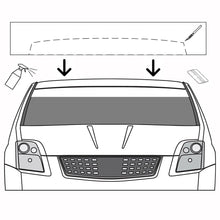 Load image into Gallery viewer, Car Window Sun Visor Strip Tint Film Windshield Front UV Shade DIY Decal Banner