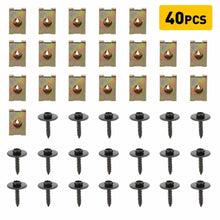 Load image into Gallery viewer, For BMW Engine Under Cover Splash Shield Guard Body Bolts &amp; U-nut Clips 40-80PCS
