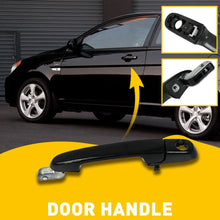 Load image into Gallery viewer, 1-10X Left For 2006-2011 Hyundai Accent Front Outer Black Door Handle Pull 80700