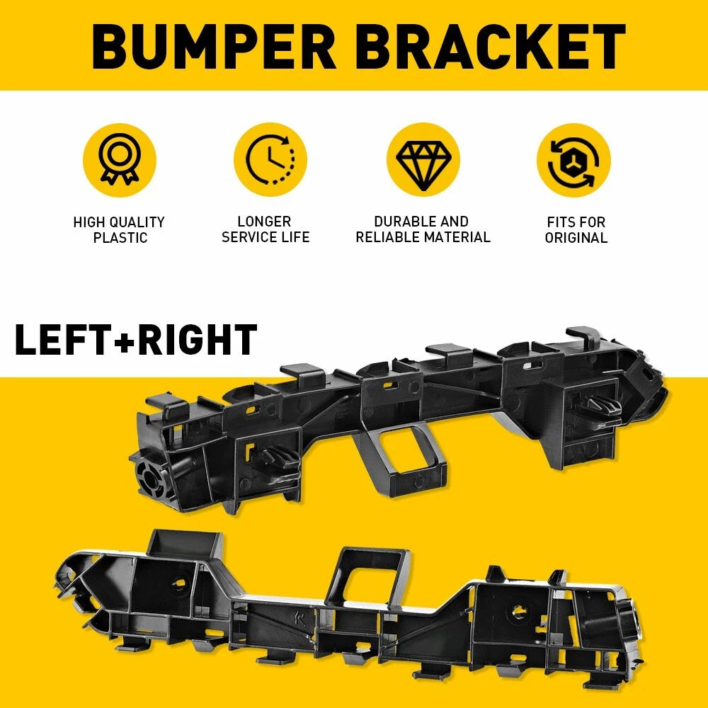 Set Front Bumper Retainer Side Support Brackets For HONDA Accord 2013-2017 LH&RH