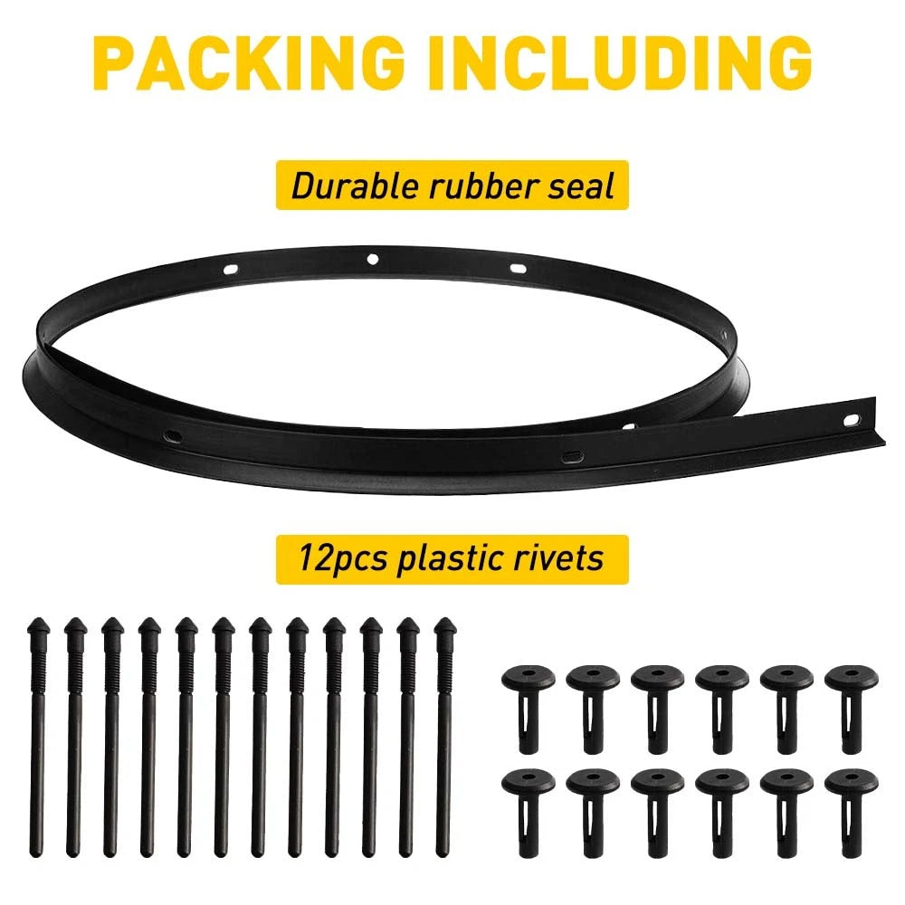 1-10Set for Hood Challenger Dodge to Nose Fascia Bumper Seal Rivets 68051392AB