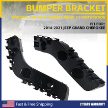 Load image into Gallery viewer, New Front &amp; Left Bumper Right for Brackets Fit Jeep Grand Cherokee 2014-2021 US