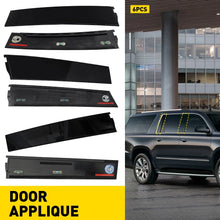 Load image into Gallery viewer, Door Pillar Window Trims Applique for Chevy Tahoe GMC Yukon Cadillac 2015-2018