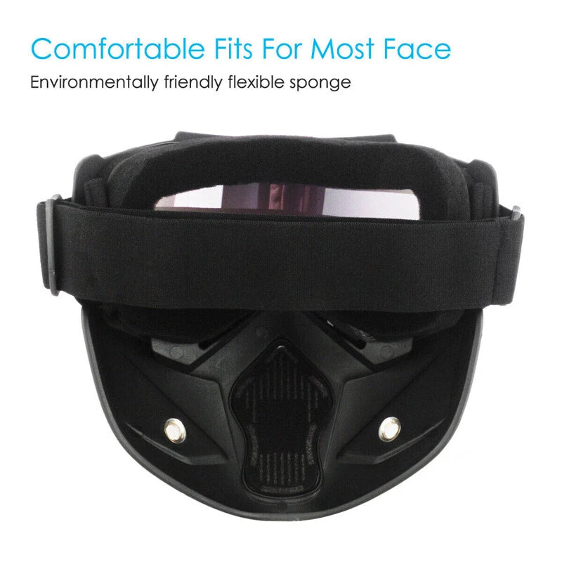 Safety Work Full Face Mask Shield & Goggles, Construction Eye Protection Eyewear