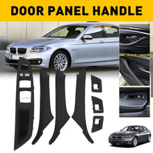 Load image into Gallery viewer, Inner Door Panel Handle Pull Cover Trim Fit Set BMW 5 Series F10 F11 F18 Black