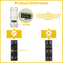 Load image into Gallery viewer, Black Left Master Driver Door Power Window Switch for Hyundai Elantra 2011-2016