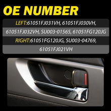 Load image into Gallery viewer, For Subaru IMPREZA 2012-2016 Interior Door Handle Kit Front Rear Left Right 4-40