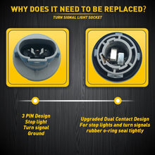 Load image into Gallery viewer, 2-20x Front Turn Signal Light Bulb Socket&amp;Connector Plug for Honda Accord 98-12