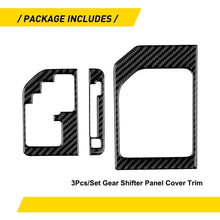 Load image into Gallery viewer, Fit Toyota Tundra 2014-2021 Gear Shift Panel Carbon Fiber Interior Frame Trim 3x