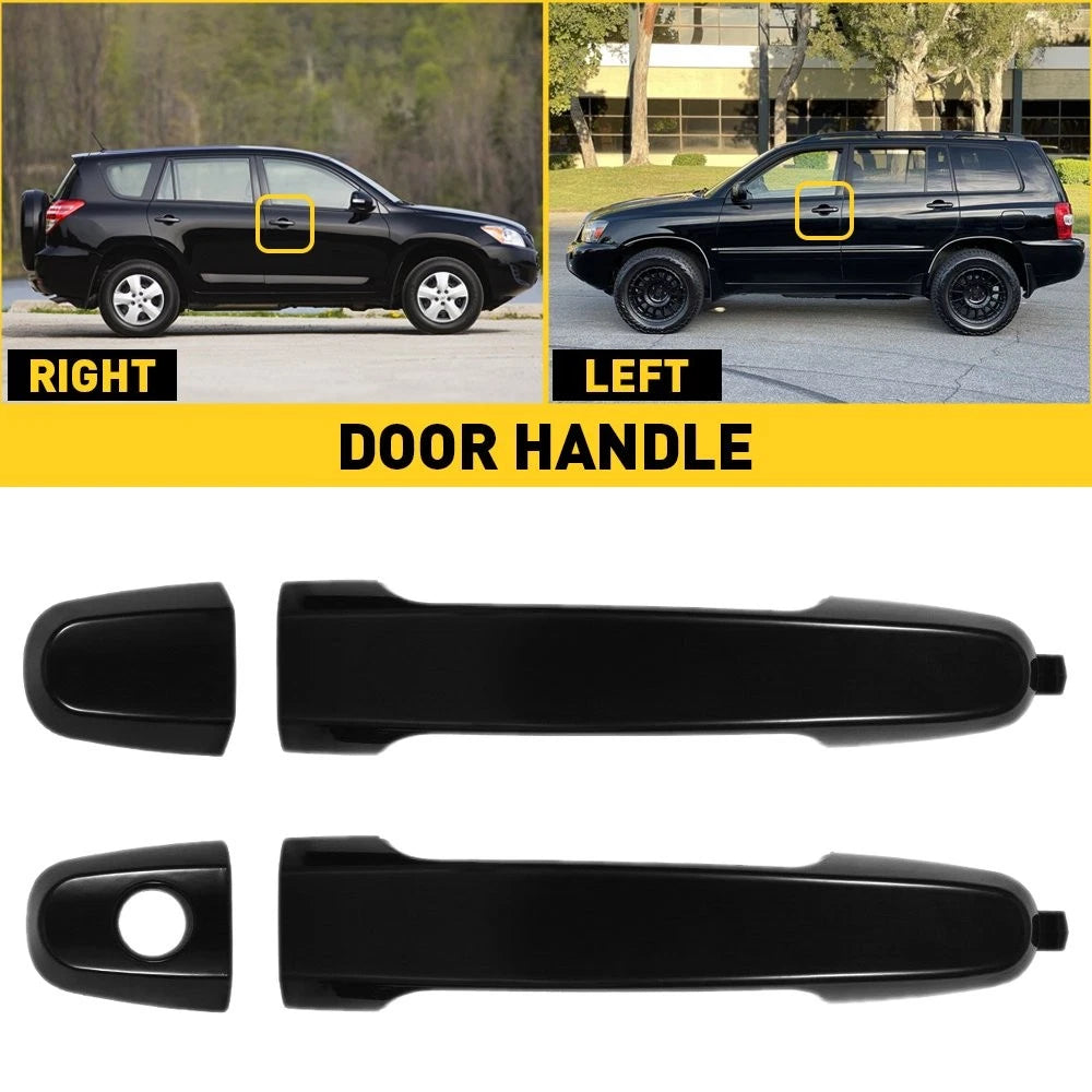 LH RH Handle Exterior Door Fit 2001-12 Toyota RAV4 Front Passenger Driver Side
