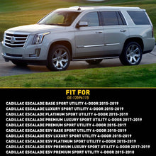 Load image into Gallery viewer, 1-10X 13596115 15-19 Fit Cadillac Escalade Outside Front Door Handle Cap Chrome