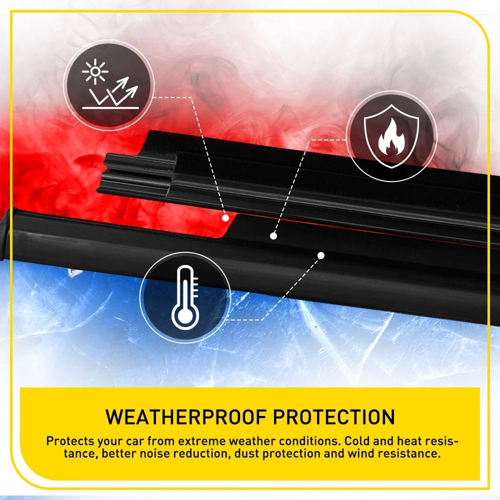 4-40 Door Weather Strip Window Seal Rubber Left Right for 2004-2009 Toyota Prius