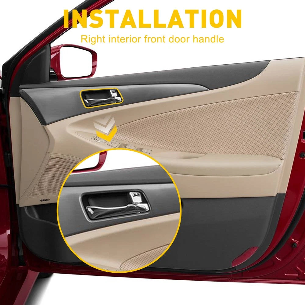Chrome Front Rear or Passenger Interior Handle Door Fit 2011-2015 Hyundai Sonata